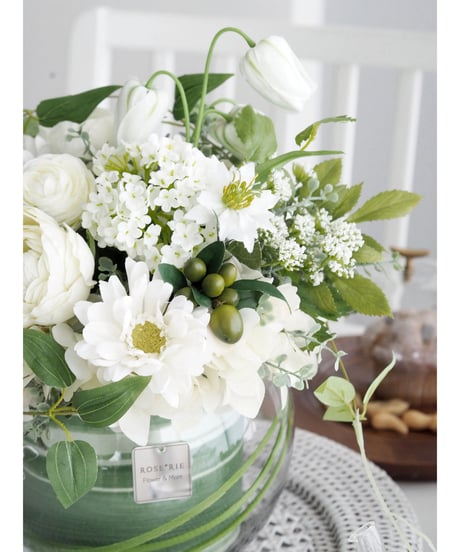 White×Green arrangement【完成品】