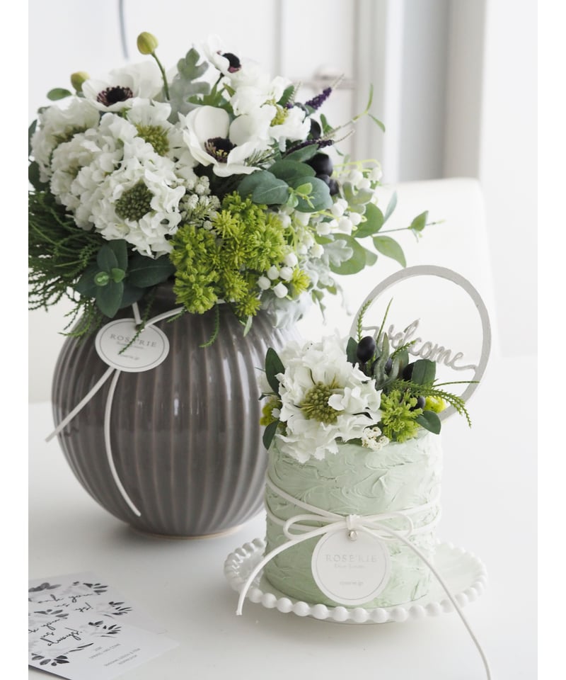 新品タグ付＊rosymonster meringue flower セット SweetsprigSweetsprig ドライフラワー花束 春色ラナンキュラス