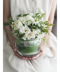 White×Green arrangement【完成品】