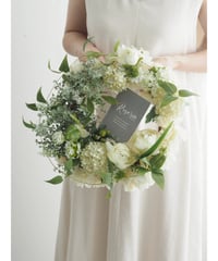 White×Green Wreath【完成品】