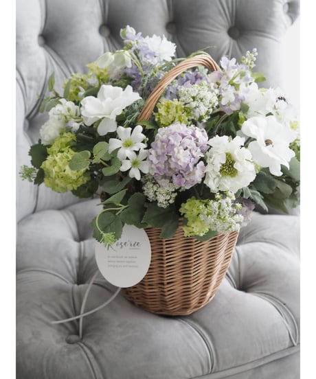 Flower Basket arrangement【レッスンキット】★☆☆