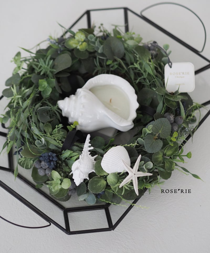 flying Wreath:Green(スタンド付き) | ROSE'RIE