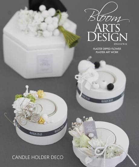 Plaster flower course（Lessonキット・動画）