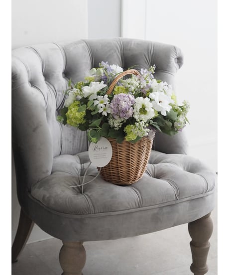 Flower Basket arrangement【レッスンキット】★☆☆