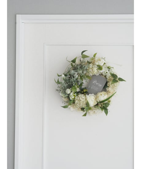 White×Green Wreath【完成品】