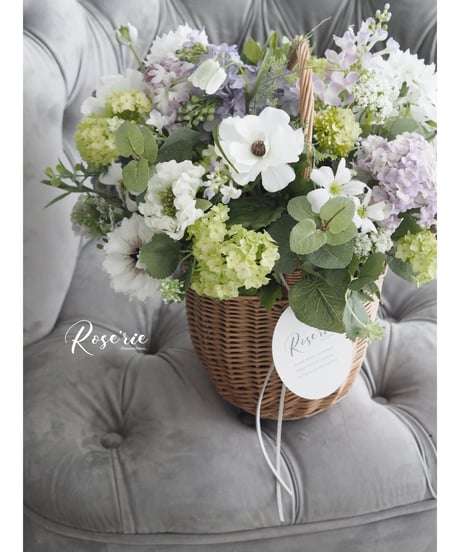 Flower Basket arrangement【レッスンキット】★☆☆