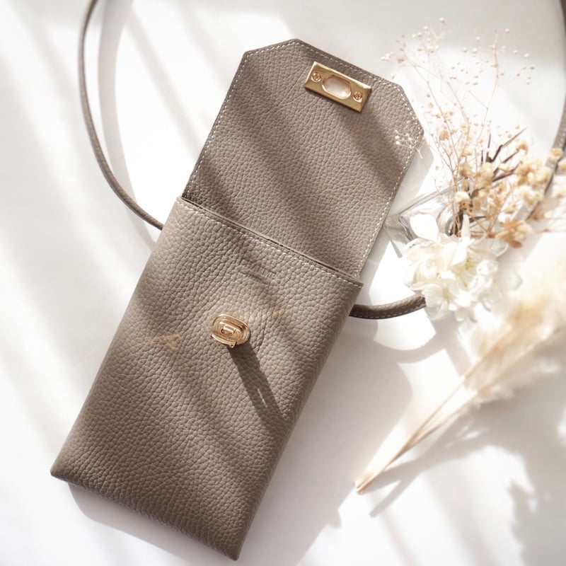 richesse ポシェット】グレージュ/金具ゴールド | CHARME