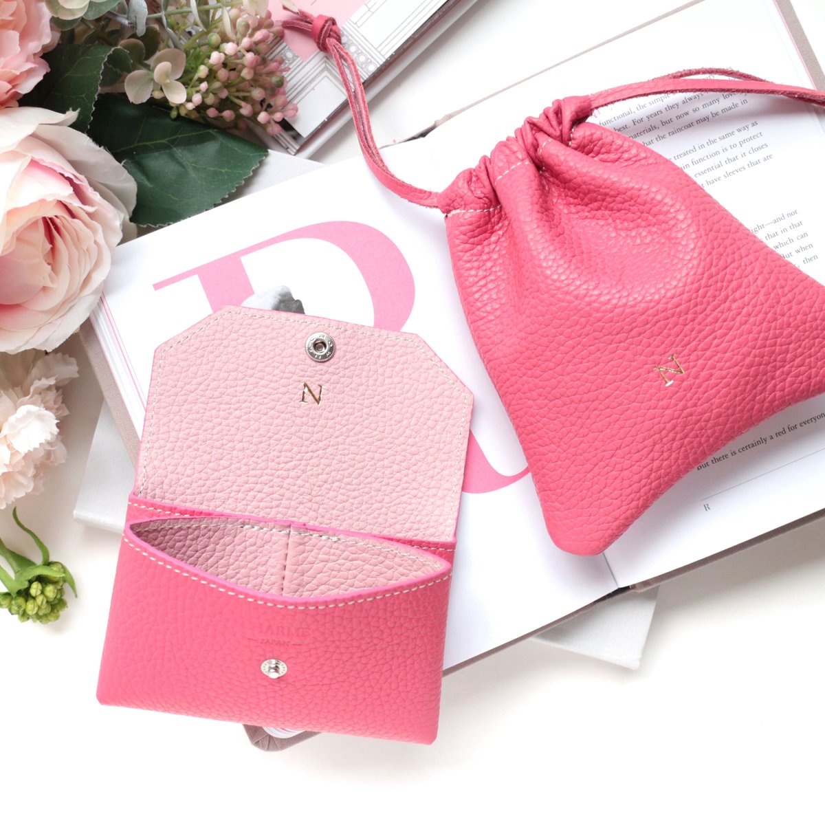 kinchaku 】ローズピンク | CHARME