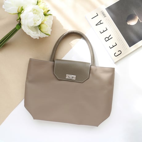 【エナ301】Charme LeatherトートS ブラック×シルバー金具 CATEGORY バッグ | CHARME