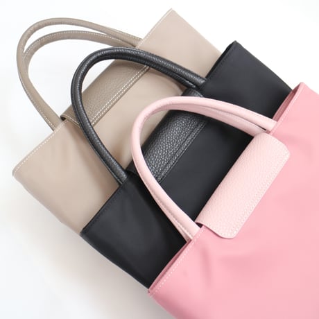 【 𝑟𝑖𝑐ℎ𝑒𝑠𝑠𝑒トートS】  ブラック×シルバー金具