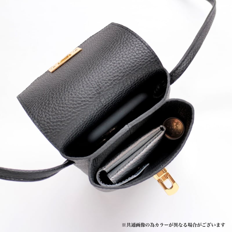 richesse ポシェット】グレージュ/金具シルバー | CHARME