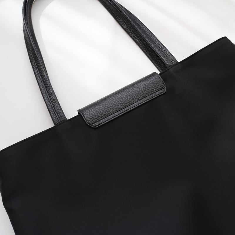 𝑟𝑖𝑐ℎ𝑒𝑠𝑠𝑒トートL】 ブラック×シルバー金具 | CHARME
