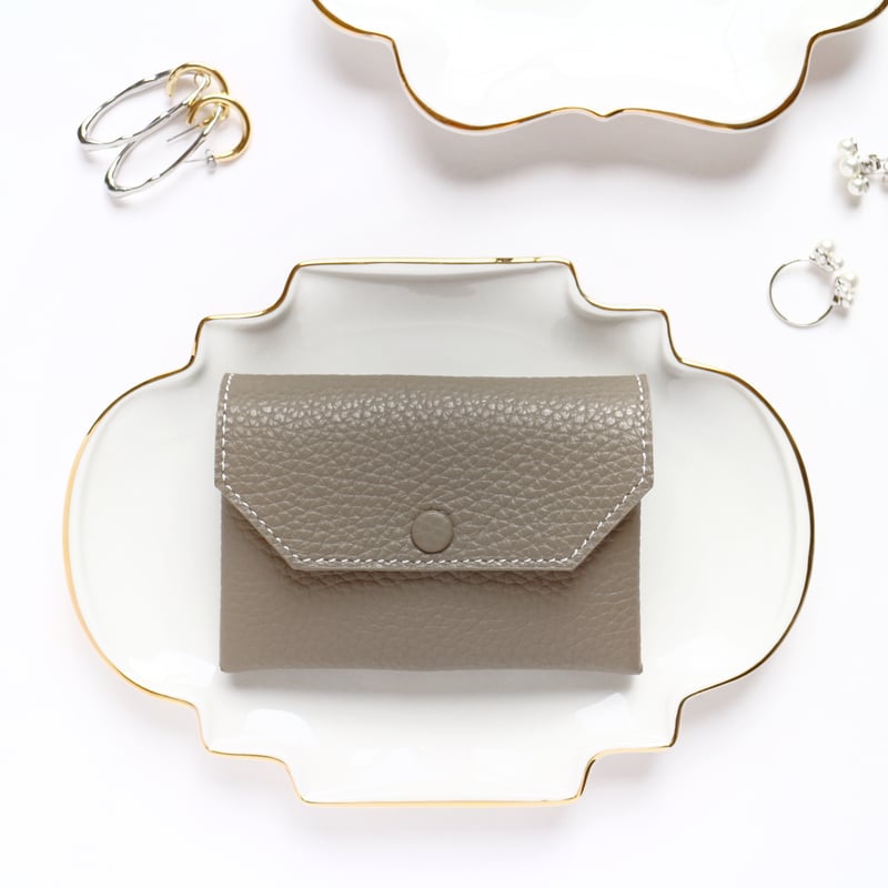 CHARME 【 richesse ポシェット】グレージュ×さくらピンク richesse 】グレージュ×さくらピンク | CHARME