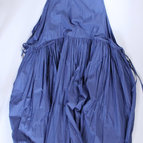 Veritecoeur / ST-065  ギャザーリボンワンピース　BLUE