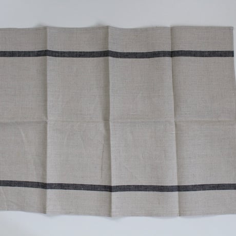 fog linen work / リネン ライン入り キッチンクロス(厚地)