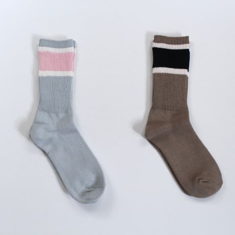 tus +  タスプラス / T-020  3LINE SOCKS