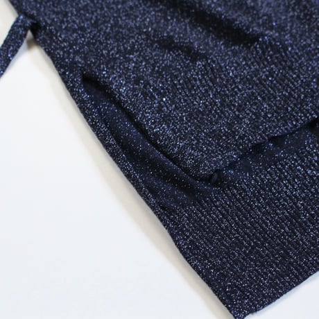 ( g ) グラム /g_685  / LAME MODAL SIDERIBBON CARDIGAN