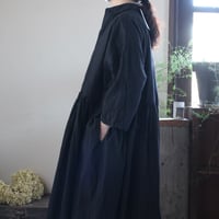 Veritecoeur / LTD-190  比翼切替ギャザーワンピース BLACK