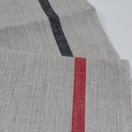 fog linen work / リネン ライン入り キッチンクロス(厚地)