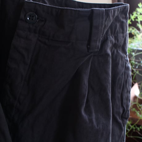 Veritecoeur / LTD-185  ワンタックチノパンツ SUMIGRAY