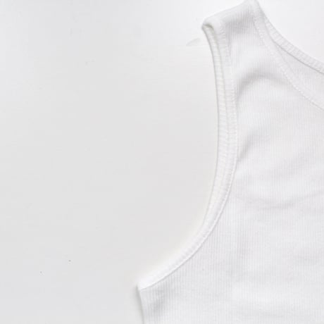 Veritecoeur   / VCC-533 強撚テレコタンクトップ  OFFWHITE