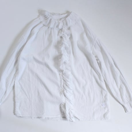 Veritecoeur / LTD-187   フリルブラウス ANTIQUE WHITE