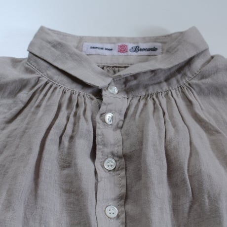 BROCANTE / グランシャツ　グレージュ