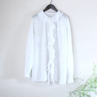 Veritecoeur / LTD-187   フリルブラウス ANTIQUE WHITE