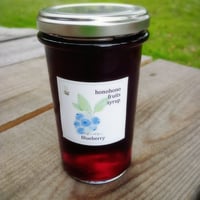 honohono fruits syrup（自家製フルーツシロップ ：ブルーベリー）