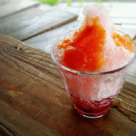 honohono fruits syrup（自家製フルーツシロップ ：いちご）