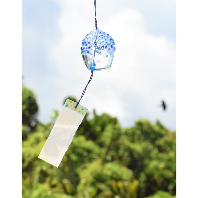 つぶつぶ風鈴（青系） | てぃだ工房 Online Store