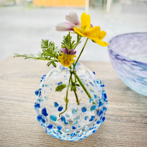 つぶつぶ一輪挿し（青系） | てぃだ工房 Online Store