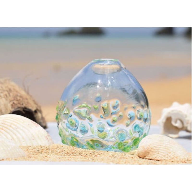 つぶつぶ一輪挿し（青系） | てぃだ工房 Online Store