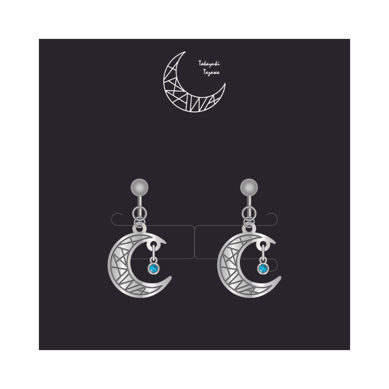 イヤリング【Moon ロゴ】 | TAKAYUKI TAZAWA ONLINE STORE