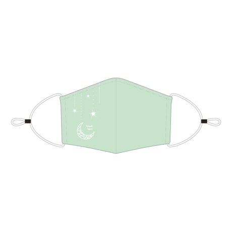 ＜アジャスター付き＞マウスカバー/LIGHT GREEN