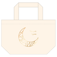 ミニキャンパストートバッグ【Moon ロゴ】ナチュラル