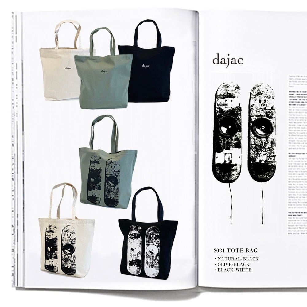 Aooo 3D Logo Toto Bag トートバッグ dajac TOTO BAG | 土産屋まると