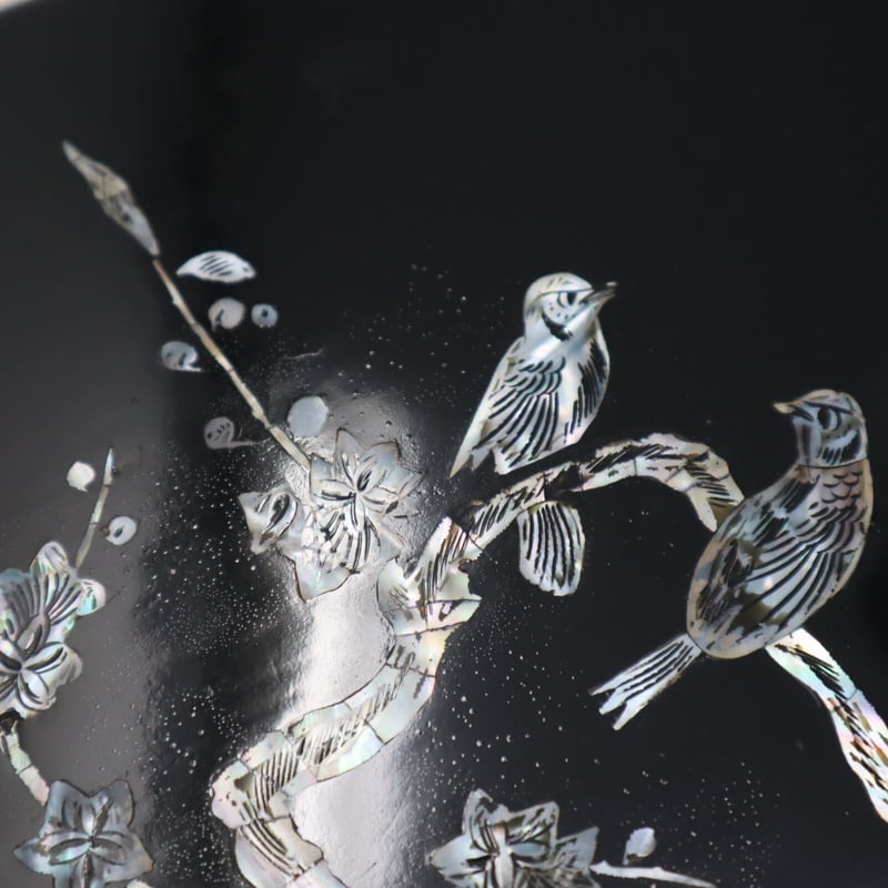 A011【道具箱】漆芸螺鈿 花鳥 硯箱 書道具箱 文箱 | 書道具の店 KOKIHI.