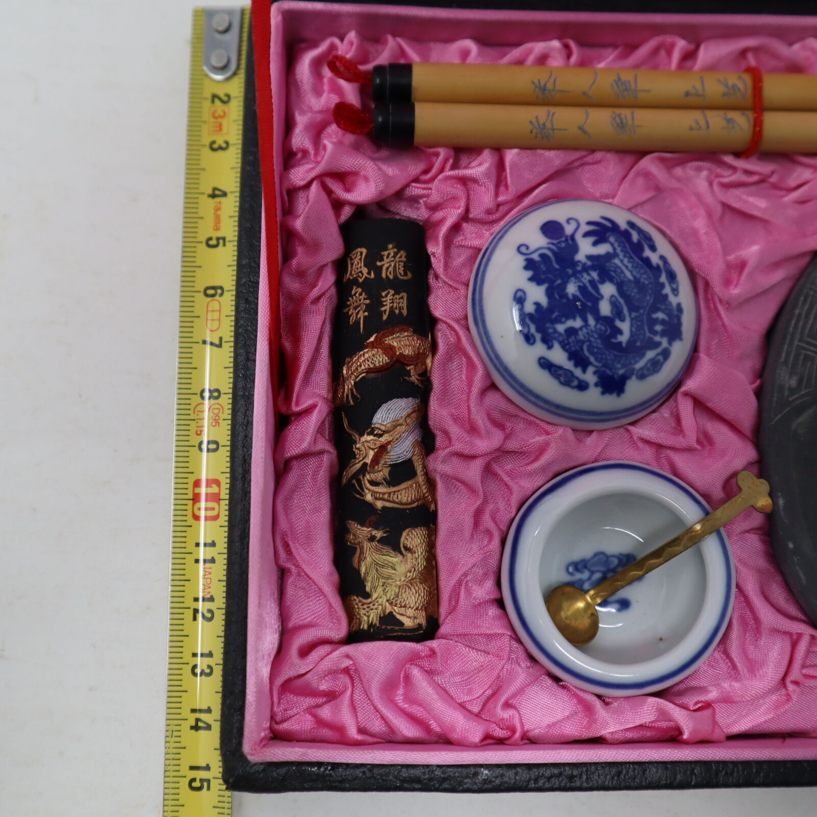中国美術　漳州八宝印泥 上品 朱肉 書道具 文房具 箱付 A003 書道具 中国文房集宝 筆/墨/水滴/硯/朱肉入/印材 | 書道具の店