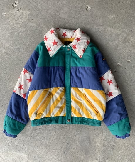 80s ENRICO COVERI SKI PUDDING BLOUSON