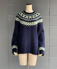 L.L.Bean FAIRISLE KNIT SWEATER