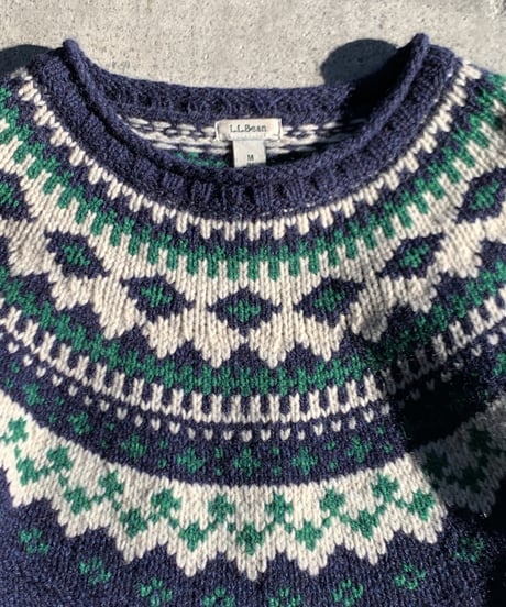 L.L.Bean FAIRISLE KNIT SWEATER
