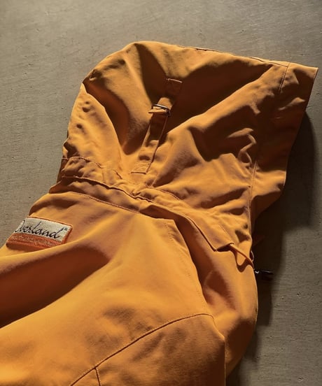 90s Overland padded anorak yellow