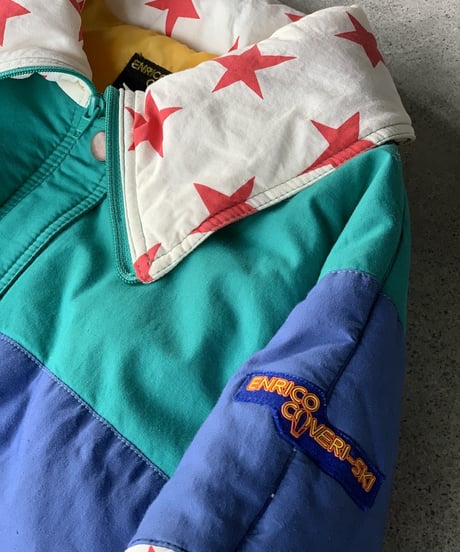 80s ENRICO COVERI SKI PUDDING BLOUSON
