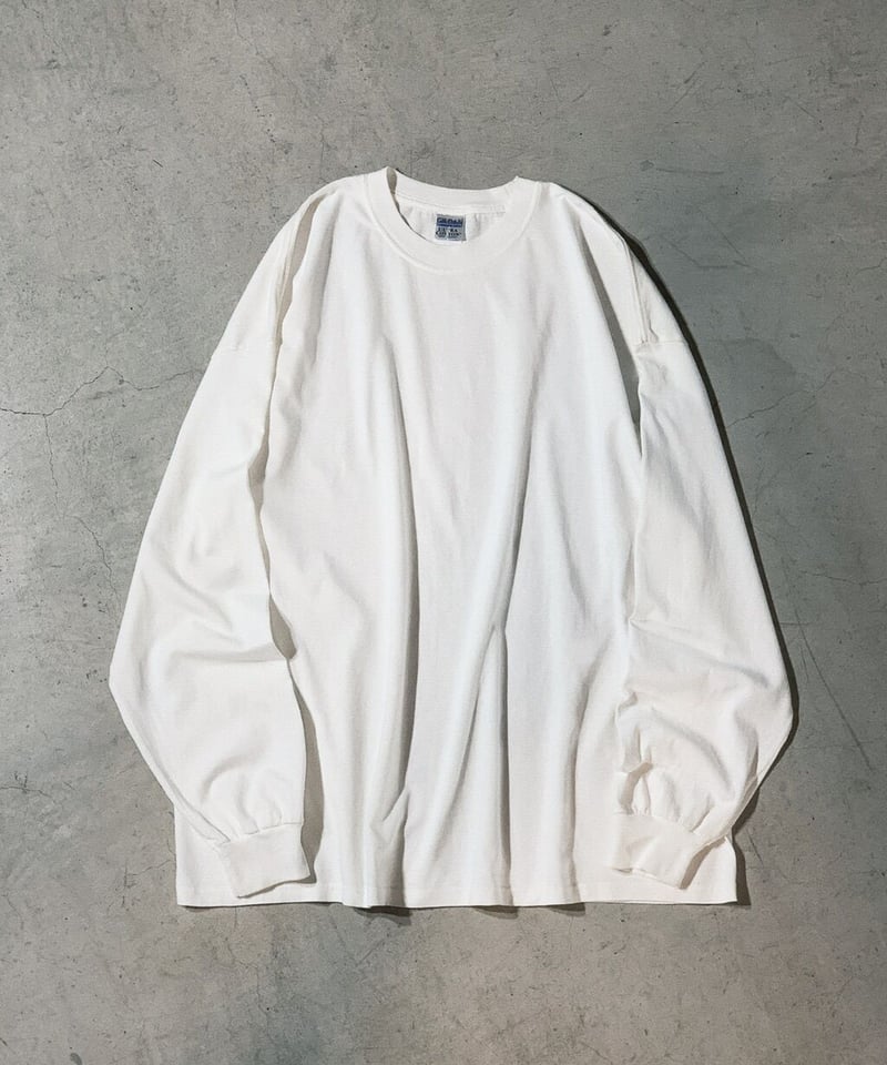 お問い合わせ商品)) plain BIG L/S Tee white | YURT