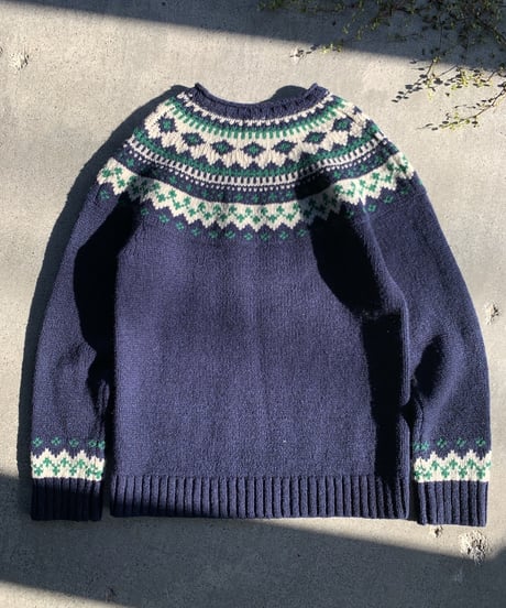 L.L.Bean FAIRISLE KNIT SWEATER