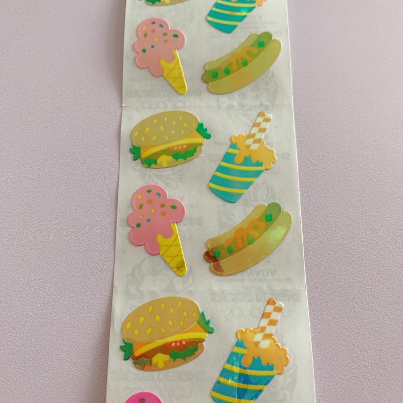 🍔サンディライオン シール🍔1コマ | 🍨ファンシー文具ねむ🍨