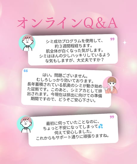 【定額制（月額）】プロの肌管理オンラインサポート｜７万症例から導く「シミ・シワ肌成功プログラム」