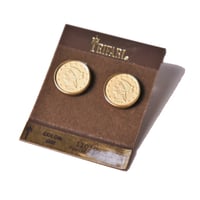 ヴィンテージ Trifari トリファリ　コイン　イヤリング TRIFARI アンティーク　Tyrr ET00008