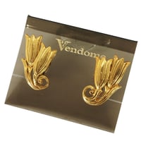 ヴィンテージ Vendome ヴァンドーム チューリップ イヤリング アンティーク